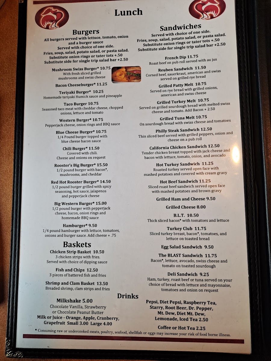 Red Rooster Grill and Pub Menu - Image 6